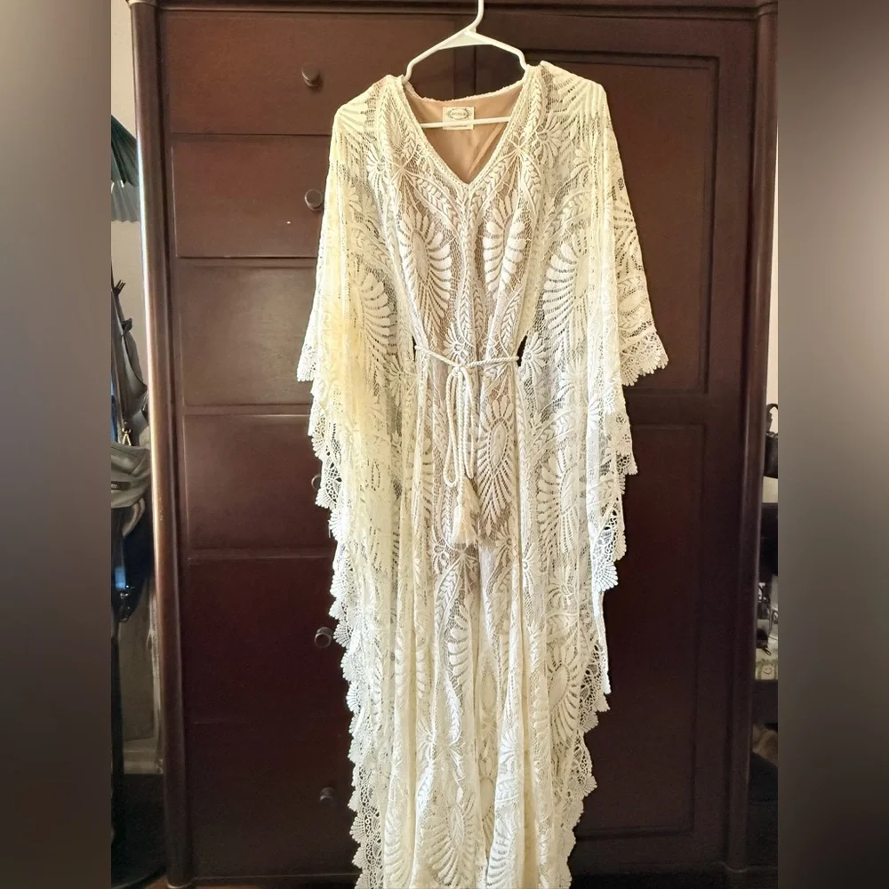 JOYFOLIE | Aluma Kaftan in Gardenia in XS - Picture 4 of 5